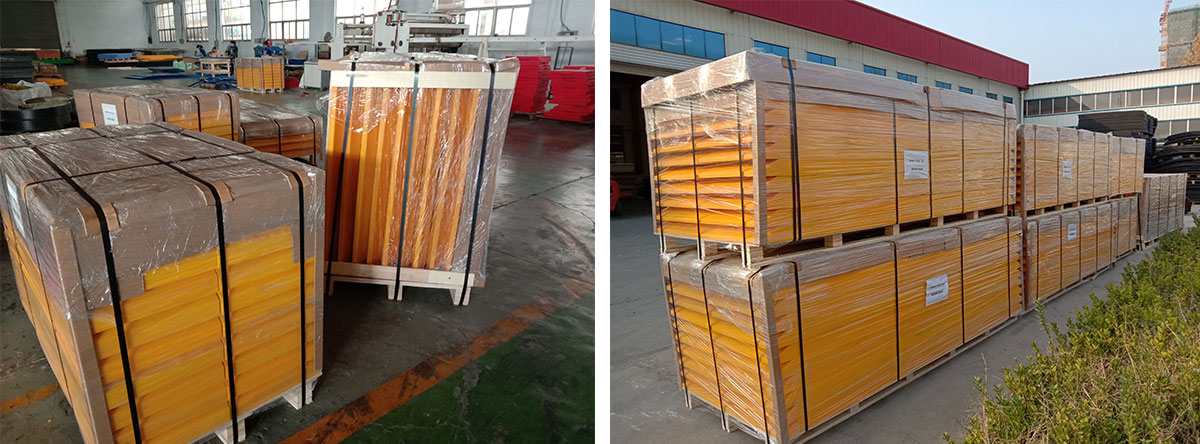 Yellow Color UHMWPE Marine Fender Pad for Panama Projects