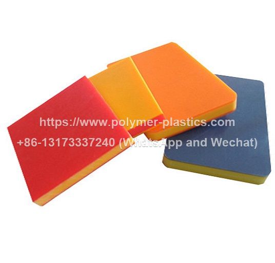 mould pressed dual color uhmwpe