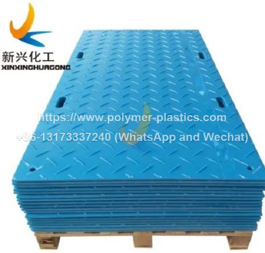 anti-slip texture uhmwpe hdpe ground mats