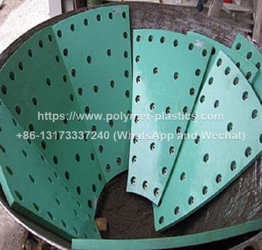 uhmwpe liner for chute