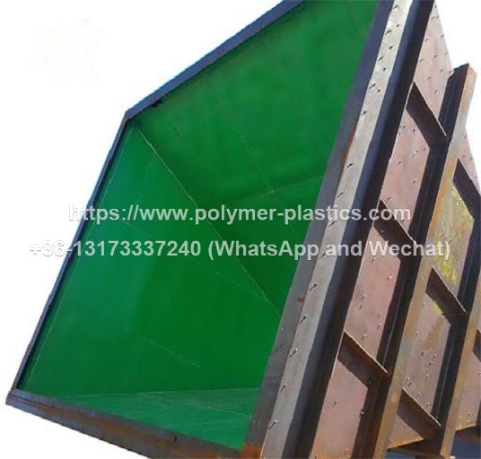 green uhmwpe chute liner