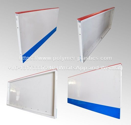 steel frame ice rink barrier dasher boards