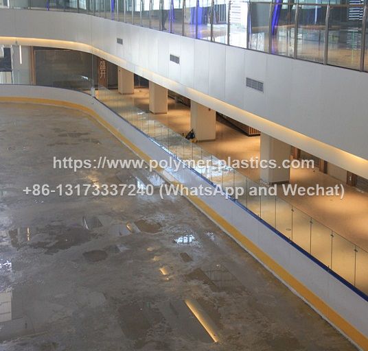 steel frame dasher boards system for ice hockey rink