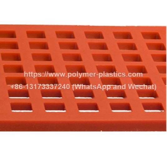 Polyurethane sieve plate