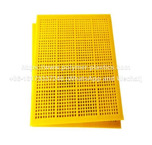 polyurethane sieve mesh vibration screen for sand grading