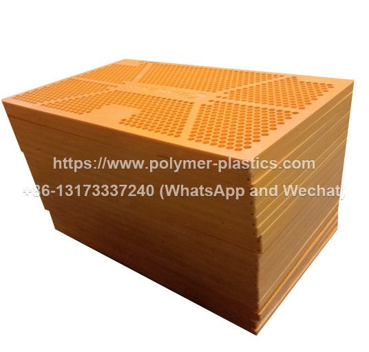 Yellow HDPE Guard for Conveyor Belt