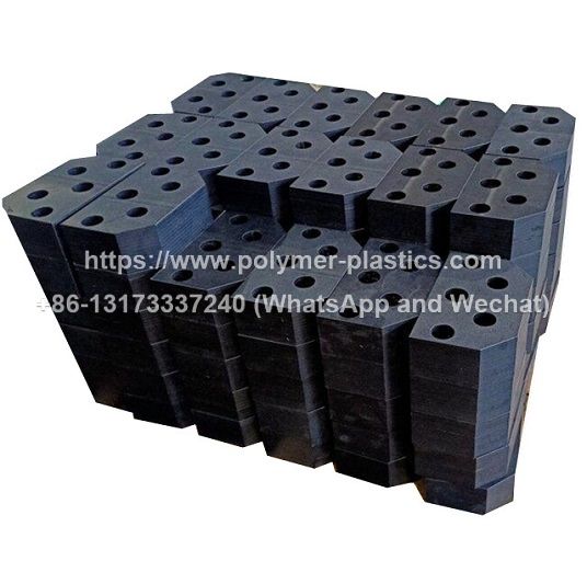 CNC machined UHMWPE cushion block