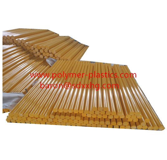 yellow UHMWPE rod and UHMWPE bar