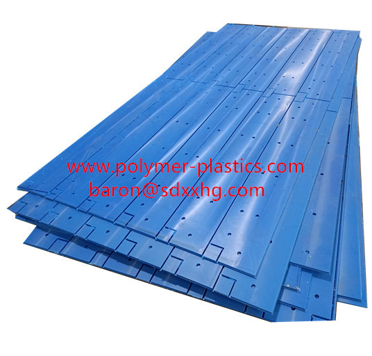 blue color UHMWPE sheet with high wear resistant and impact strength