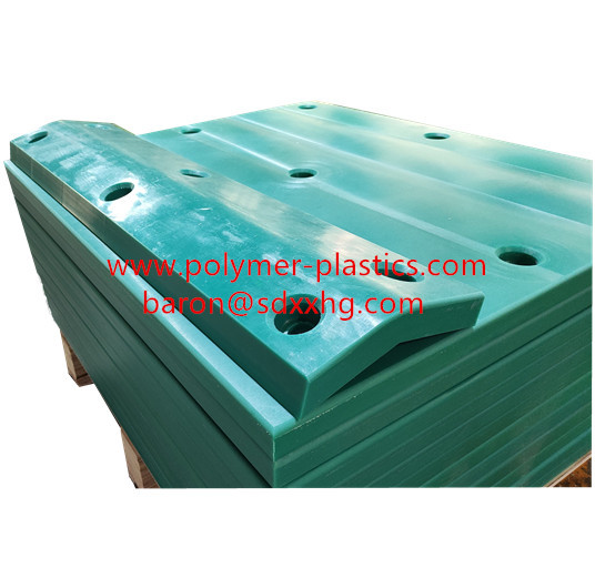 green color UHMWPE fender pad for rubber fenders