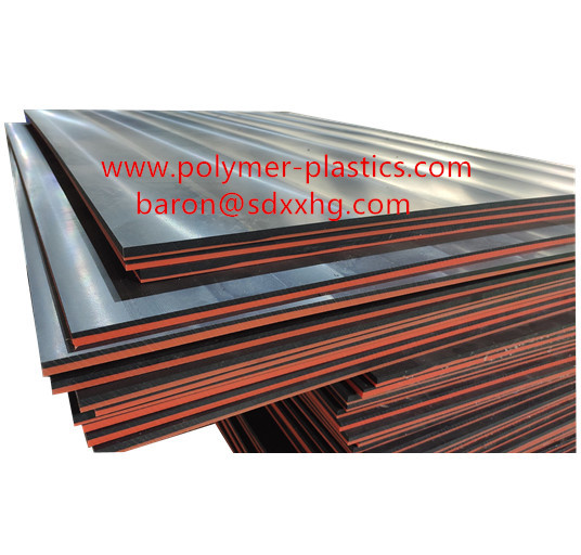 double color UHMWPE sheet and dual color UHMWPE sheet