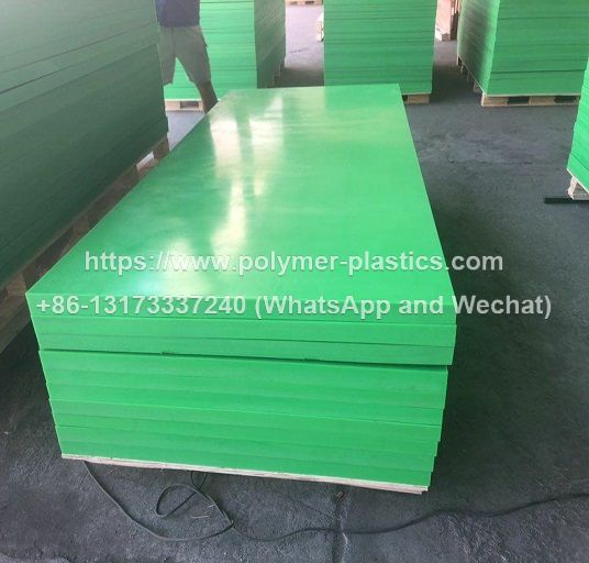 green color UV resistant UHMWPE sheet
