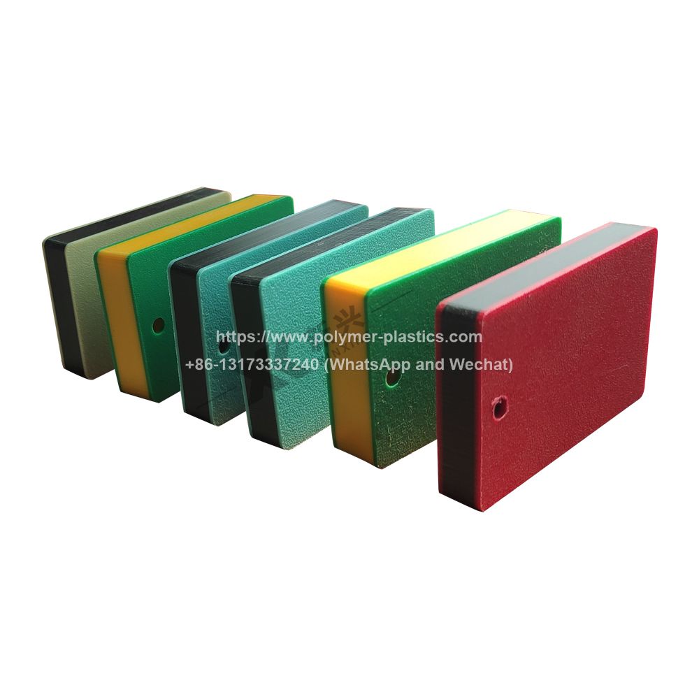 dual color textured orange peel high density polyethylene hdpe sheet