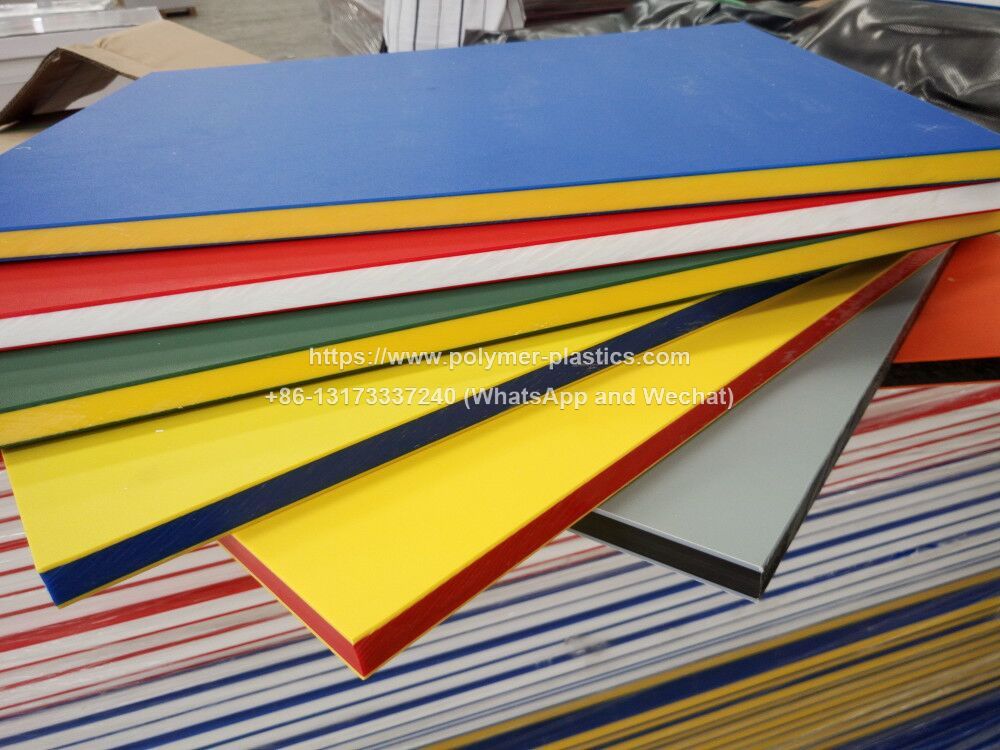 HDPE polyethylene two-color sandwich plate high wear-resistant polyethylene