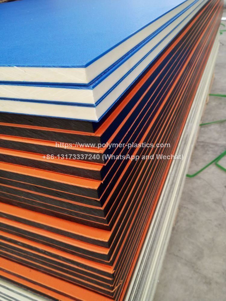 HDPE polyethylene two-color sandwich plate high wear-resistant polyethylene