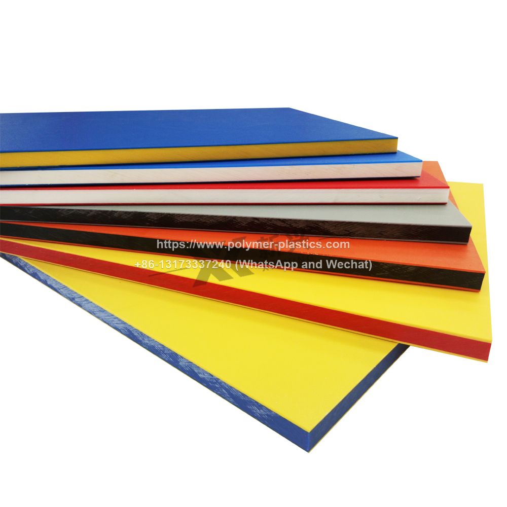 HDPE polyethylene two-color sandwich plate high wear-resistant polyethylene