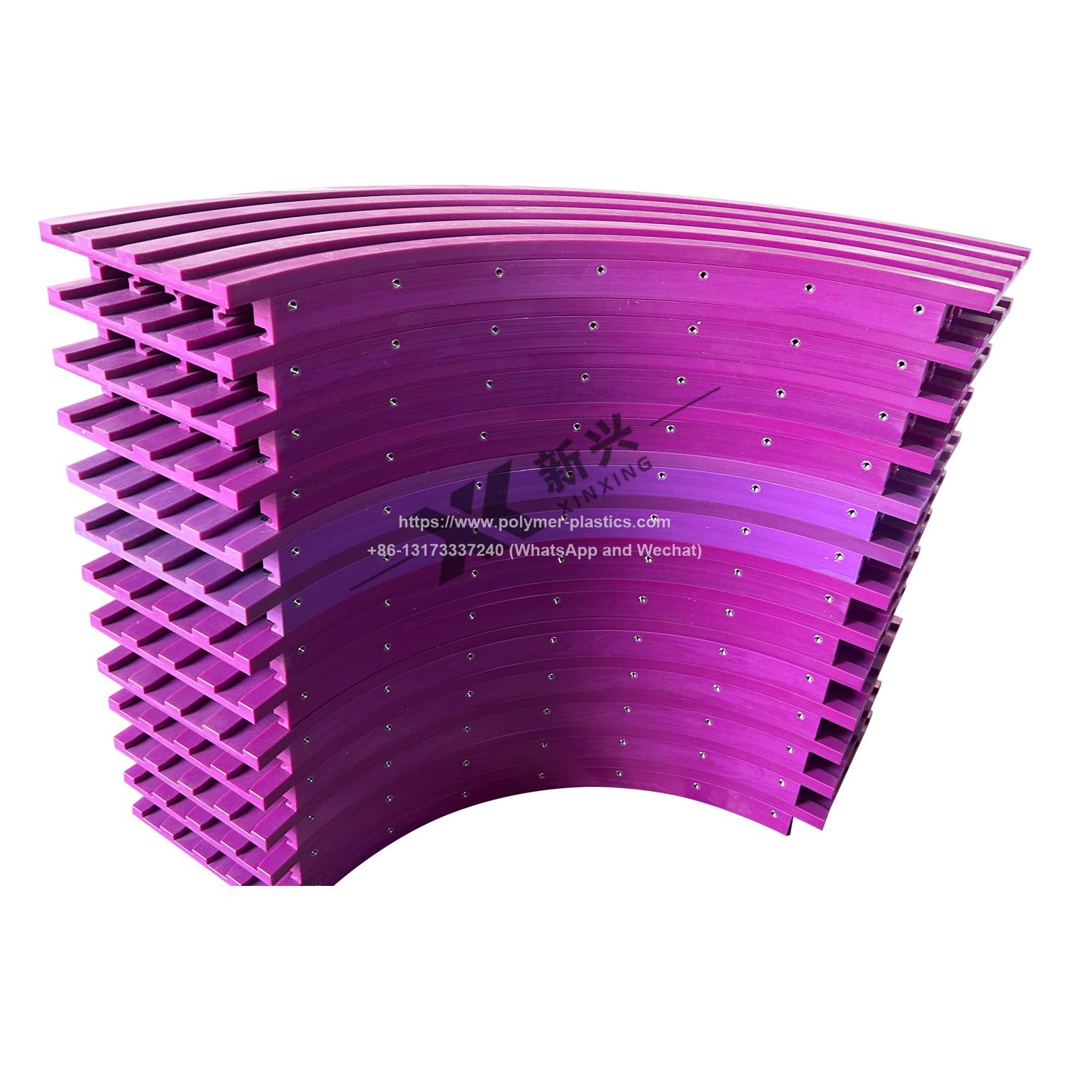 Customized CNC Plastic Uhmwpe Block Guides Chain Slider Rail Sliding Rails