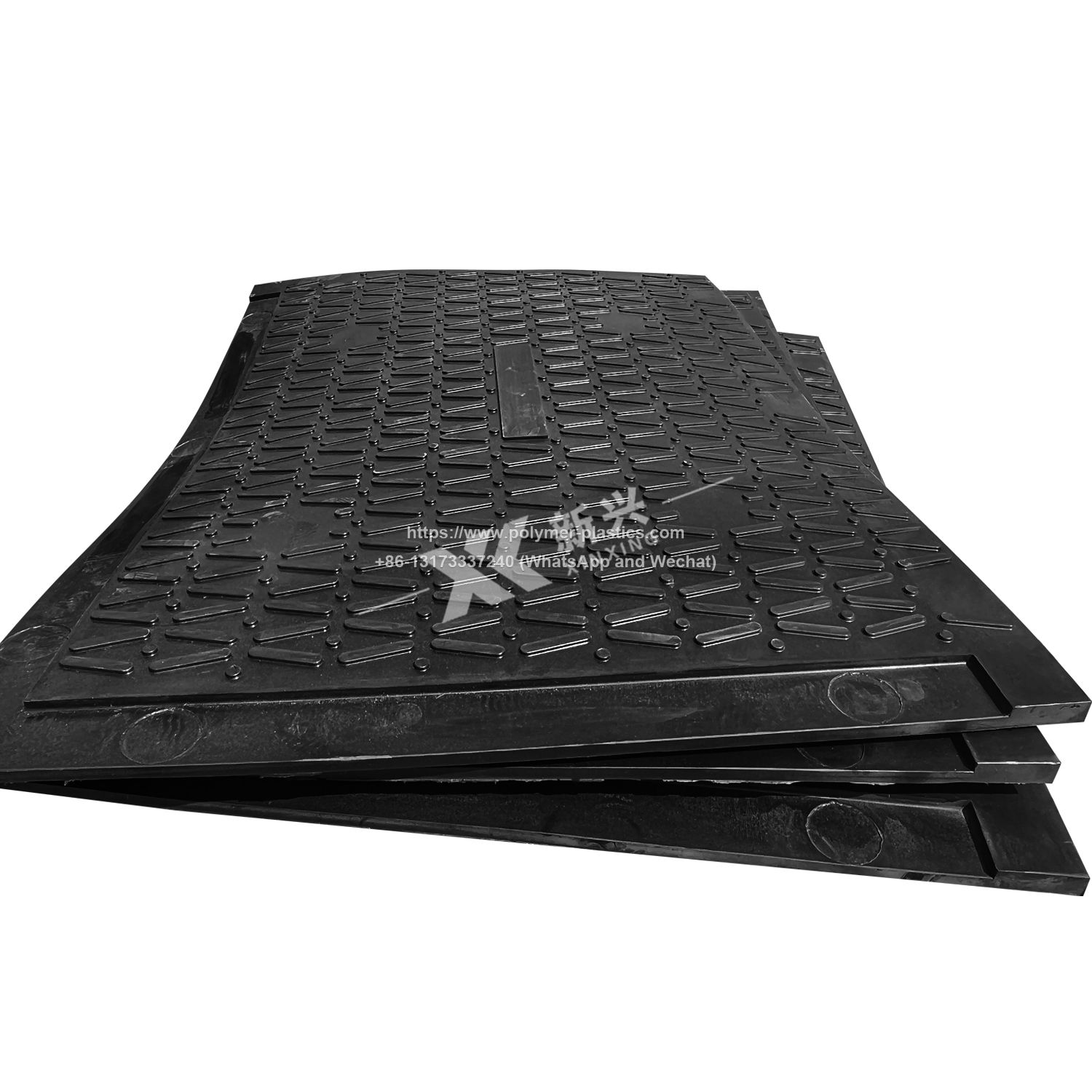 Custom Logo UHMWPE Heavy Duty Ground Protection Track Mats Temporary Road Mats