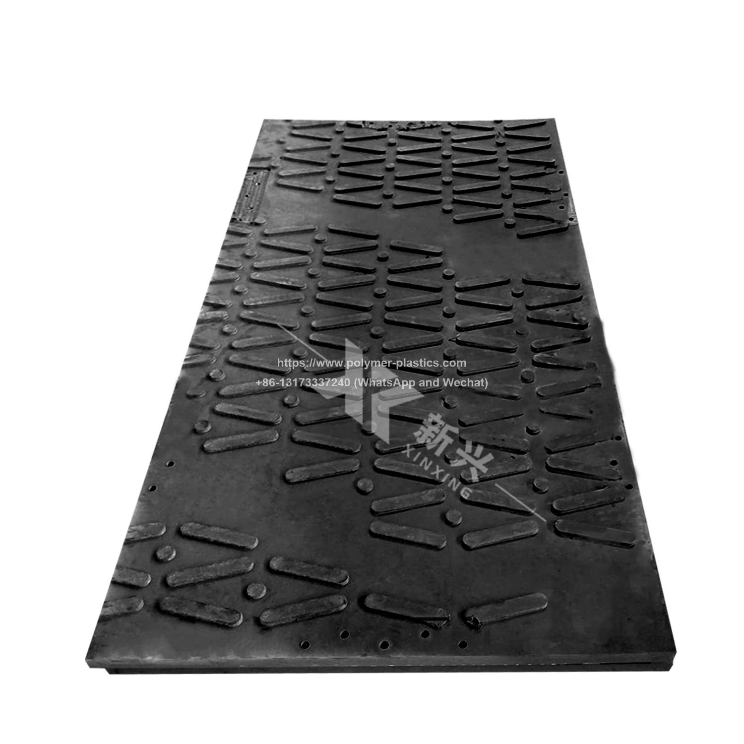 Custom Logo UHMWPE Heavy Duty Ground Protection Track Mats Temporary Road Mats