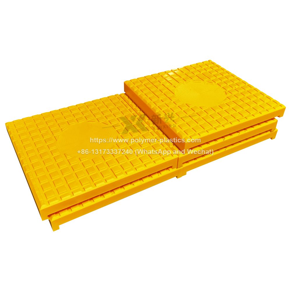 Crane Outrigger Pad with UHMWPE Plastic Leg Pads Truck Foot Bearing Support