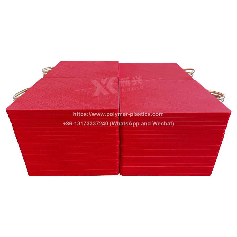 Crane Outrigger Pad with PE Leg Pads UV Resistant Truck Foot Bearing Support Block