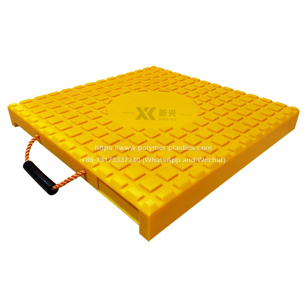 Crane Outrigger Pad with PE Leg Pads UV Resistant Truck Foot Bearing Support Block