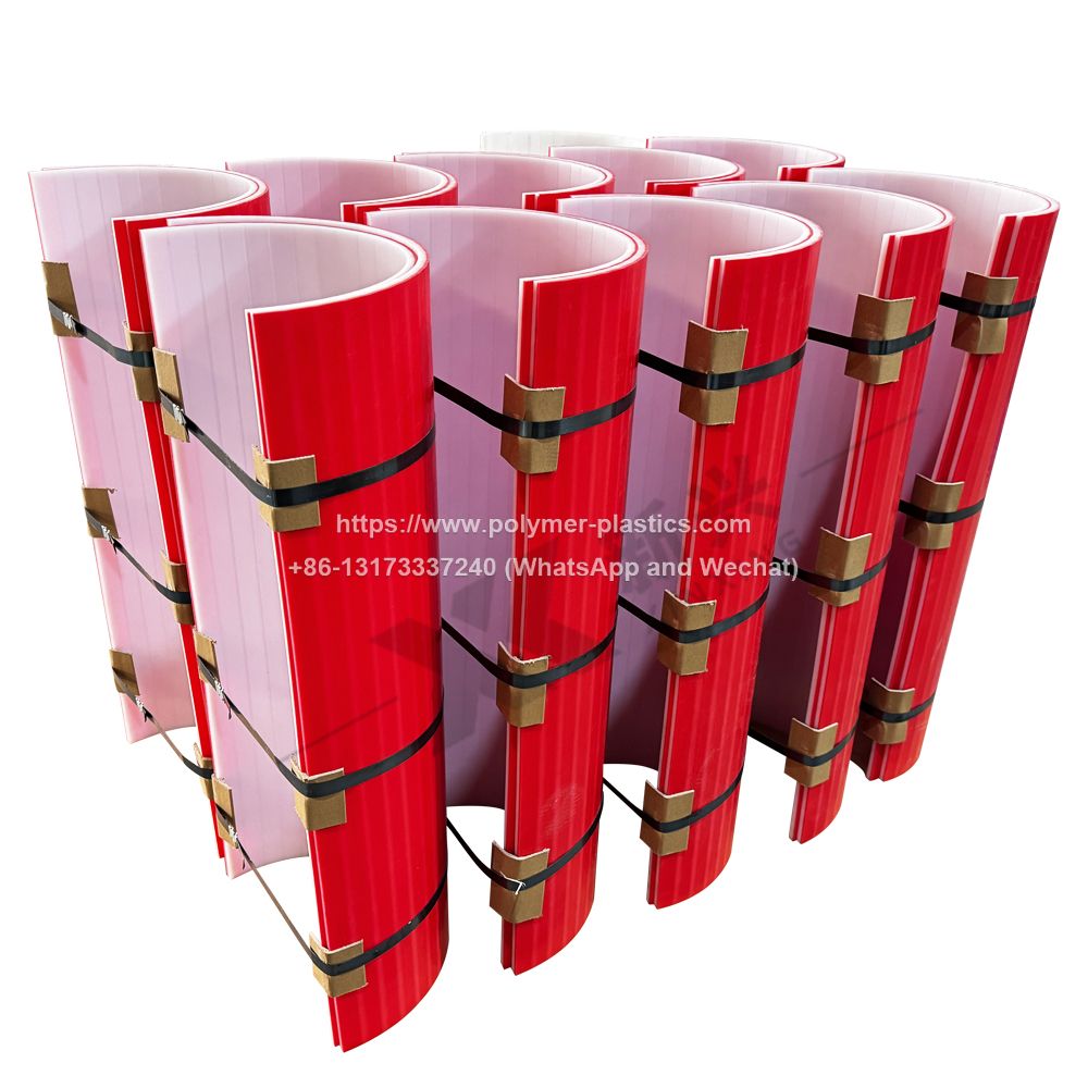 UHMWPE Chute Liner Sheets Smooth Surface Board for Silo Bunker Hoper Wear Resistance Plastic Lining Dump Truck Bed