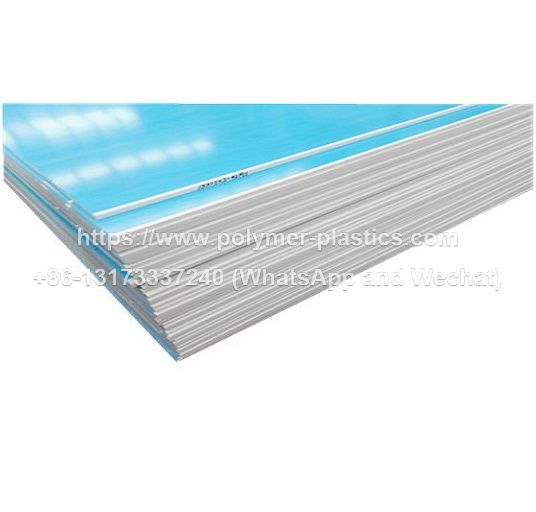 hdpe sheet with surface covered plastic protection film