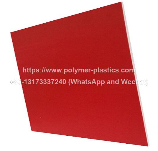 red/white/red 3 layer hdpe sheet