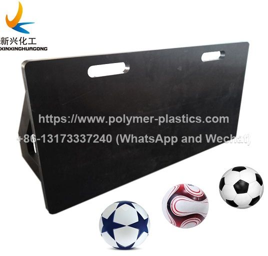 soccer training rebounder board, hdpe plastic rebounce return board