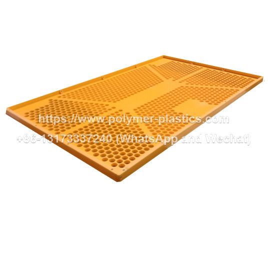 Yellow HDPE Guard for Conveyor Belt