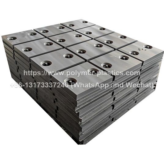 CNC machined UHMWPE block and cushion block