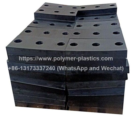 CNC machined UHMWPE block and cushion block